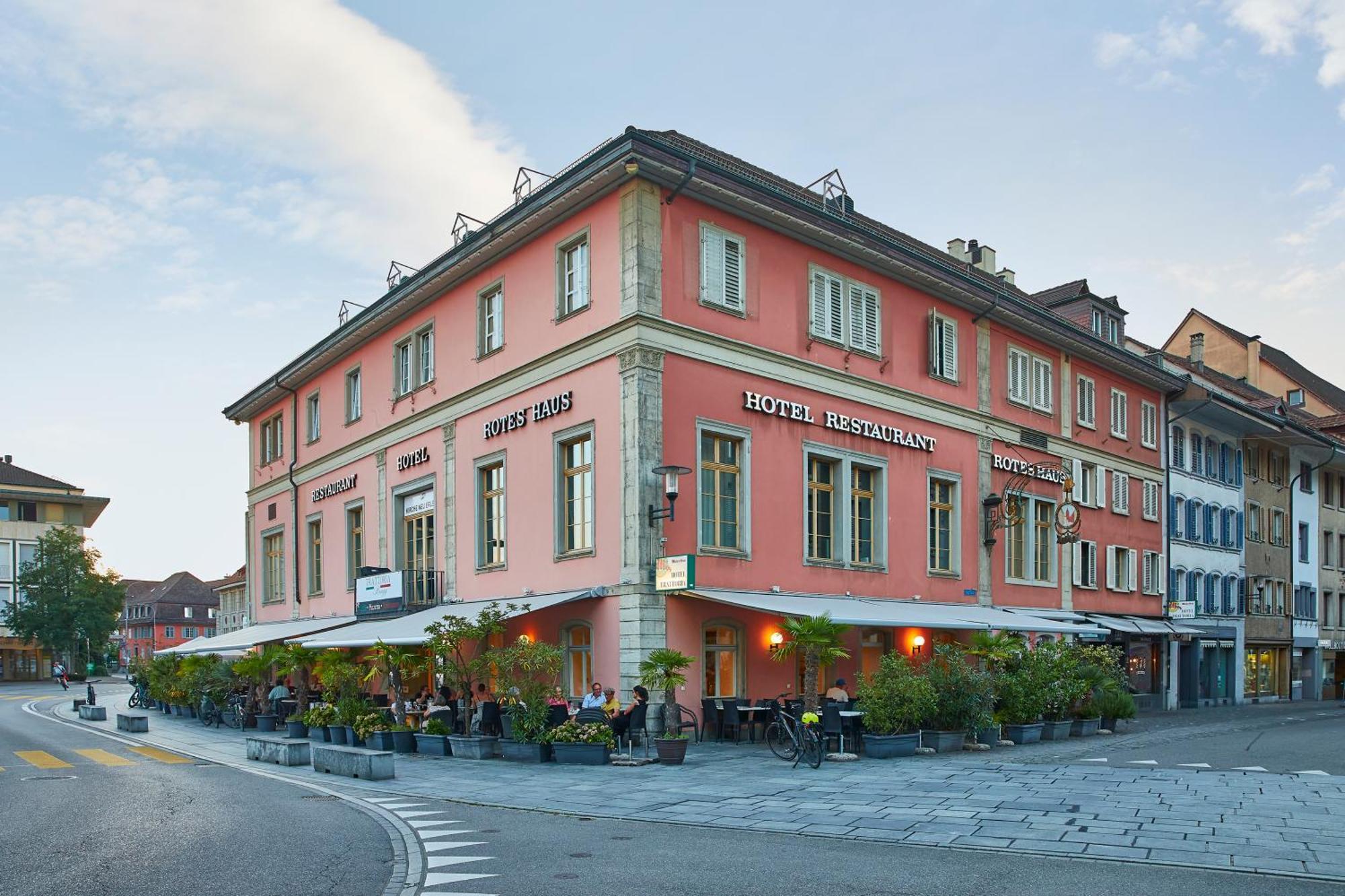 Hotel Rotes Haus Brugg  Eksteriør billede